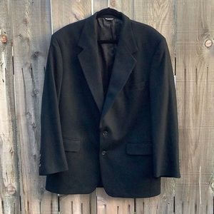 Patrick James Mens Pure Cashmere Jacket Sport Blazer Men L /XL Vintage